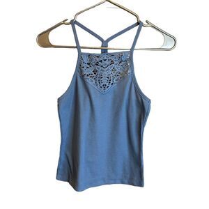 5 for $25🔥Juniors‎ Medium Impulsive Blue Racerback Tank Top
